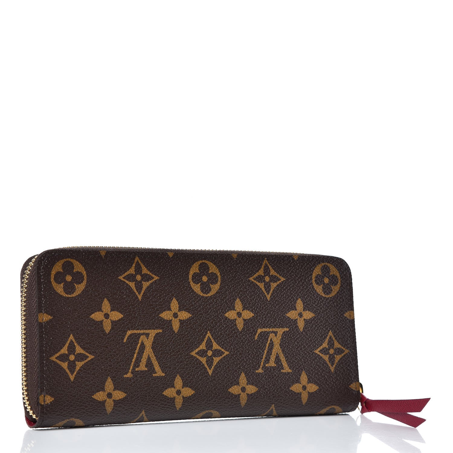 Louis Vuitton Monogram Clemence Wallet Fuchsia 3 of 7