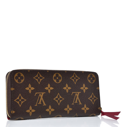 Louis Vuitton Monogram Clemence Wallet Fuchsia 3 of 7