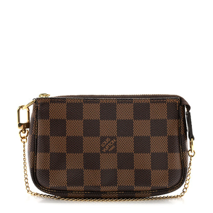 Louis Vuitton Damier Ebene Mini Pochette Accessories 1 of 9