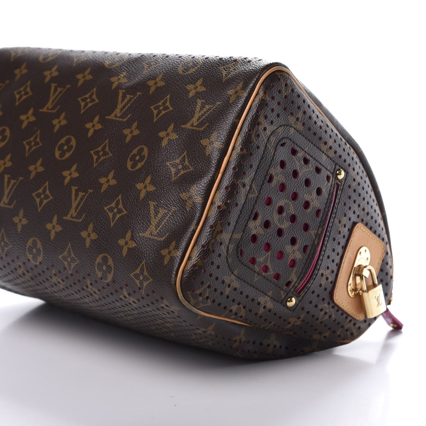 Monogram Perforated Speedy 30 Fuchsia