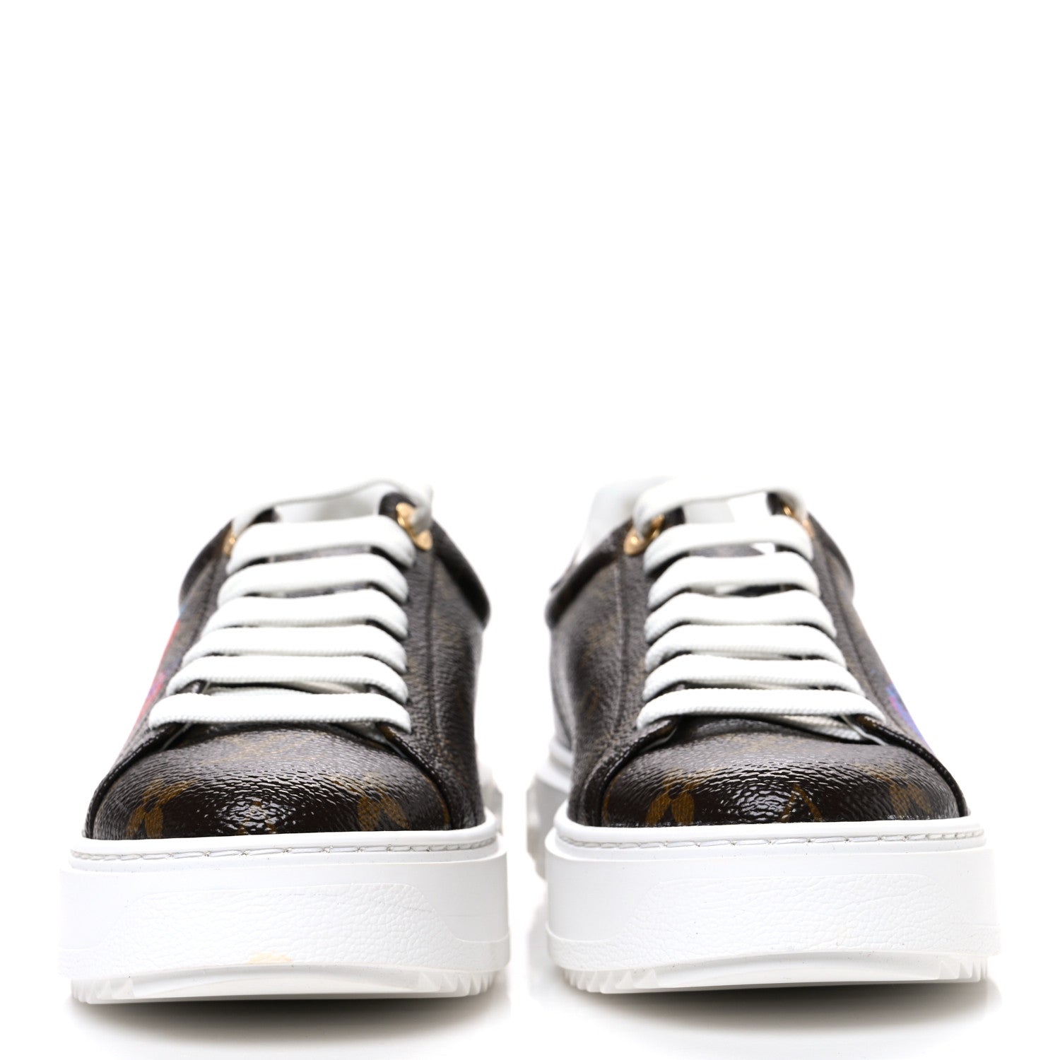 Louis Vuitton LV X YK Monogram Pumpkin Time Out Sneakers 35.5 3 of 10