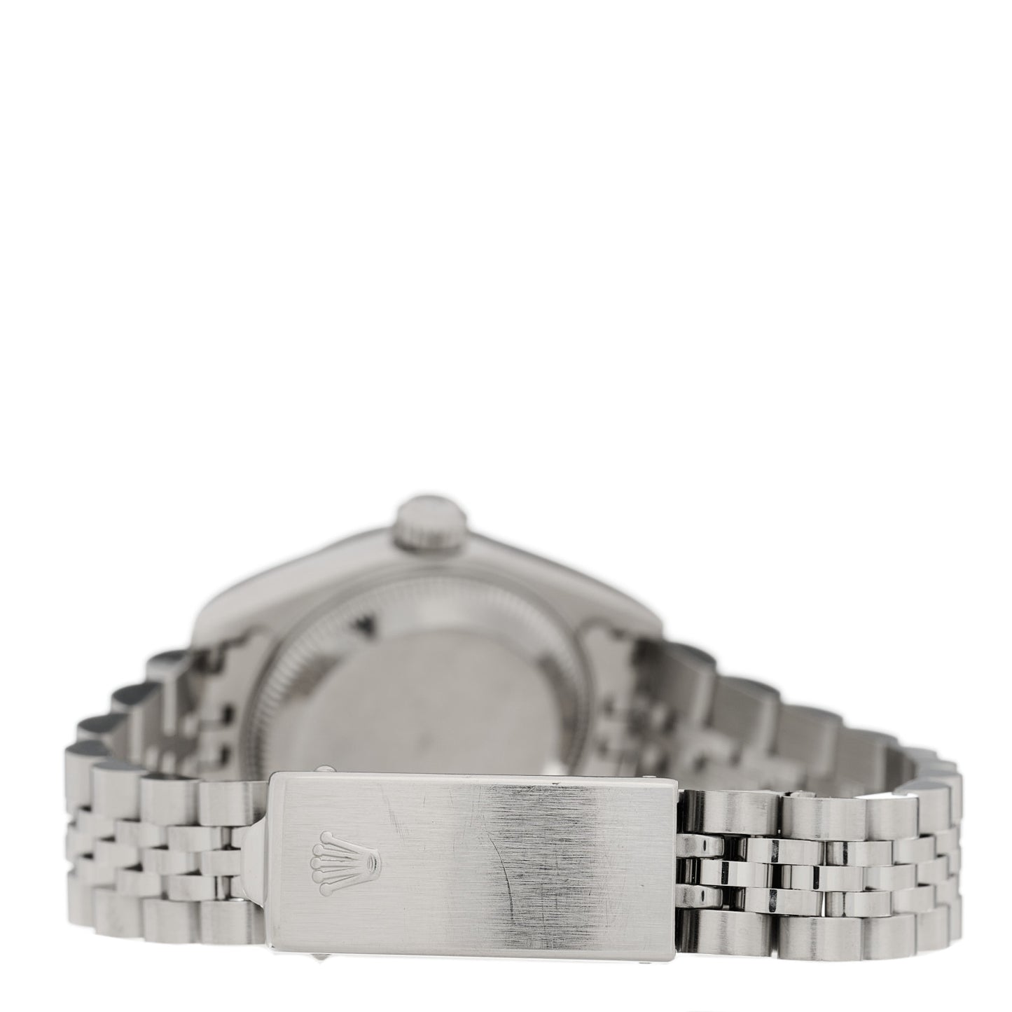 Stainless Steel 18K White Gold 26mm Oyster Perpetual Datejust Watch Silver Roman 69174