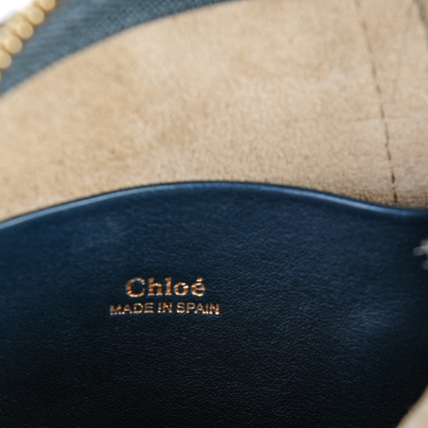 Chloe Grained Calfskin Nano Hayley Hobo Silver Blue 6 of 7
