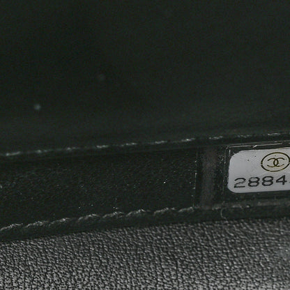 Chanel Caviar Quilted Small CC Filigree Vanity Case Black 7 of 10