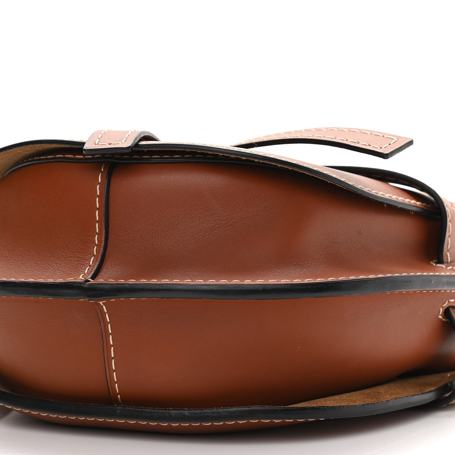 Loewe Calfskin Small Gate Crossbody Bag Rust 9 of 9