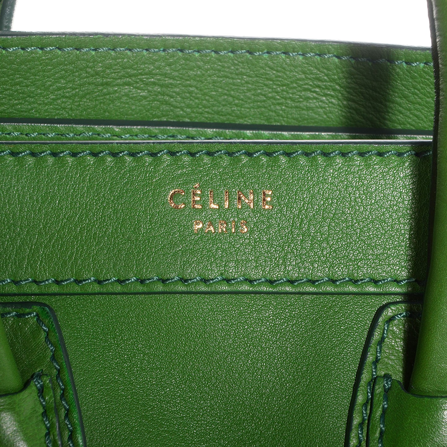 Smooth Calfskin Nano Luggage Green