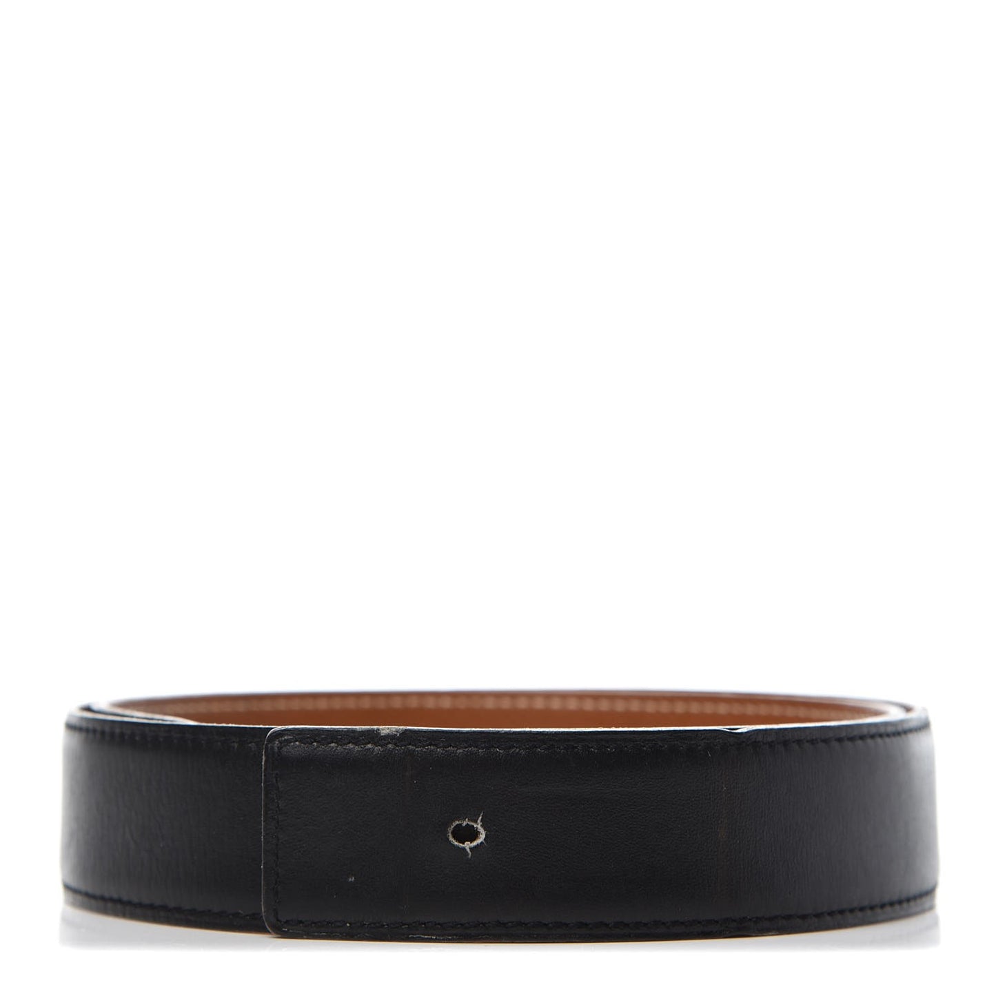 Box Epsom 32mm Belt Strap 70 Black Gold