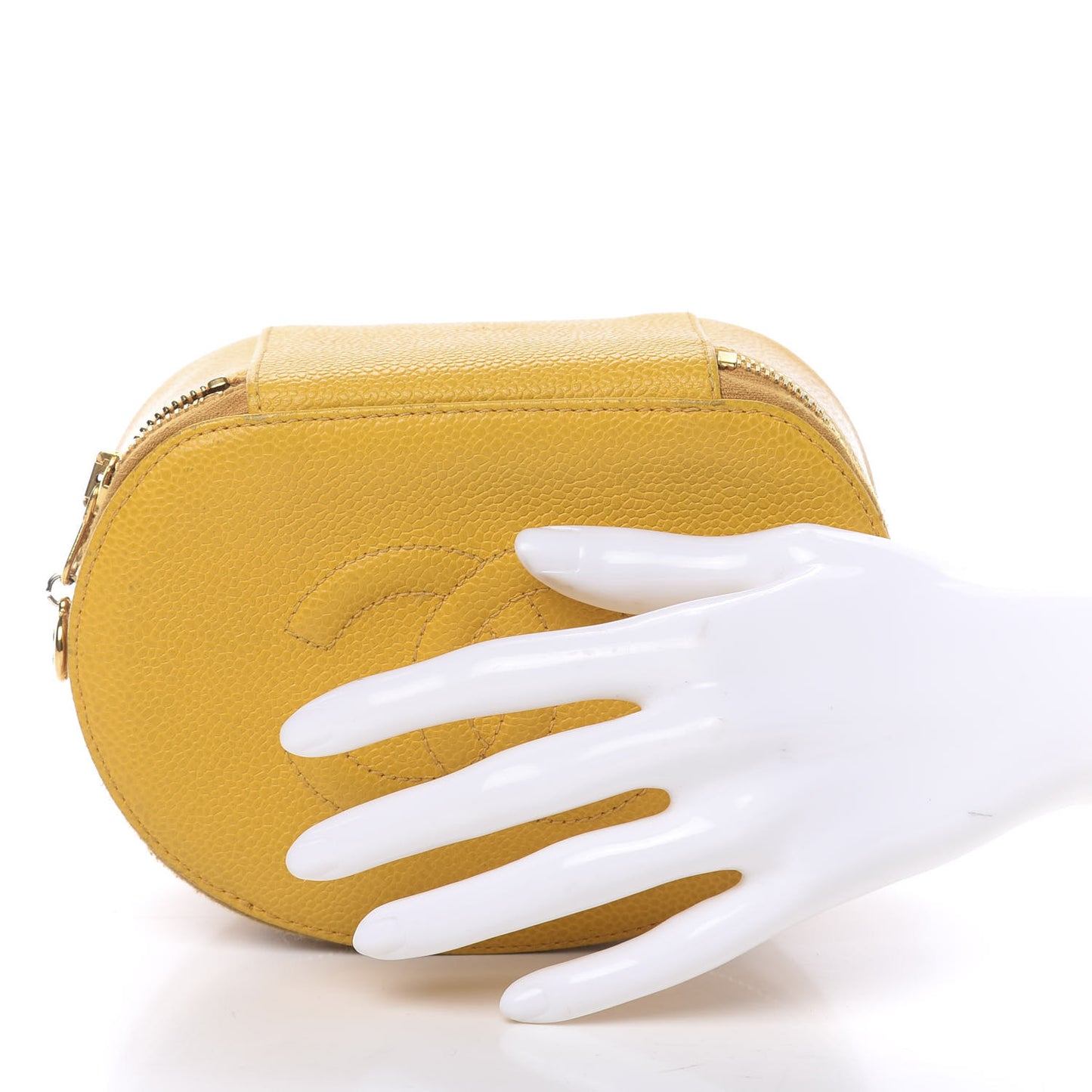 Caviar Vanity Cosmetic Case Yellow