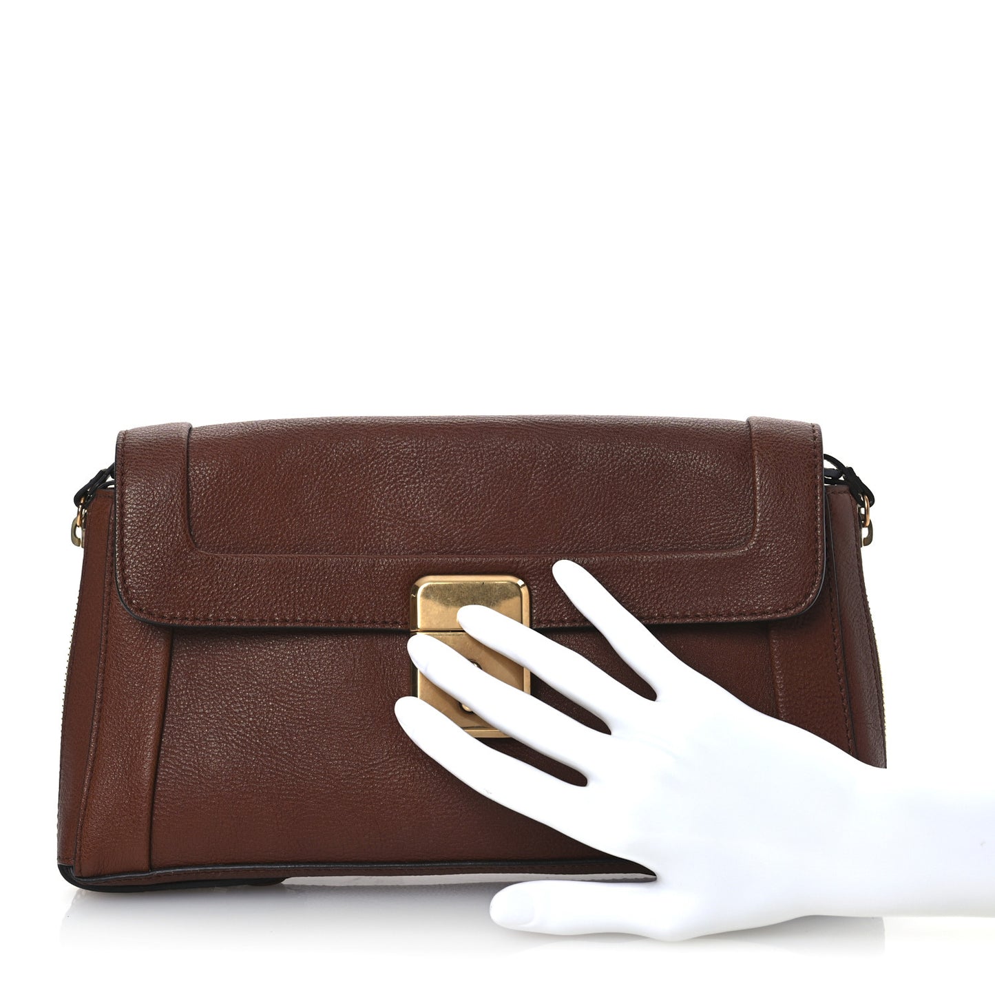 Calfskin Darla Satchel Tan