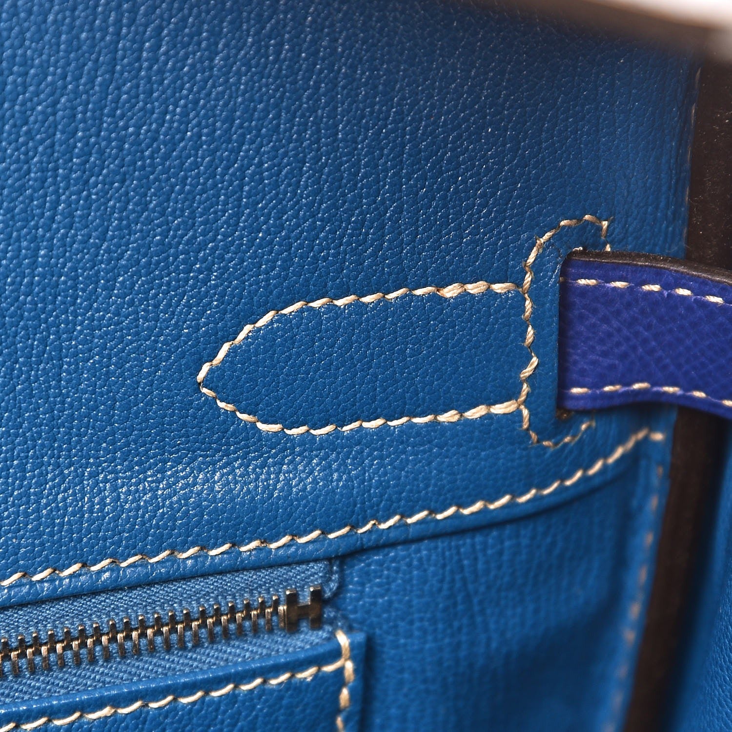 Hermes Epsom Candy Birkin 30 Bleu Electrique Mykonos 16 of 32