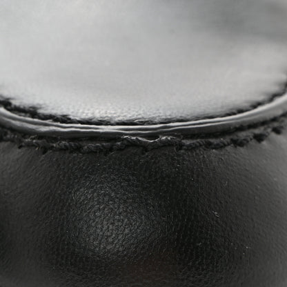 Chanel Lambskin Enamel CC Moccasin Loafers 37.5 Black 9 of 9