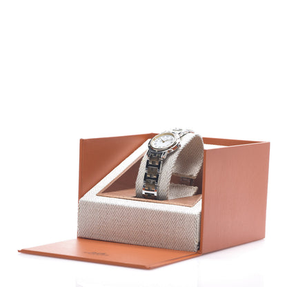 Hermes Stainless Steel 24mm Clipper Quartz Watch Gold 5 of 5