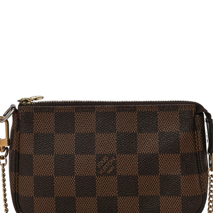 Louis Vuitton Damier Ebene Mini Pochette Accessories 8 of 12