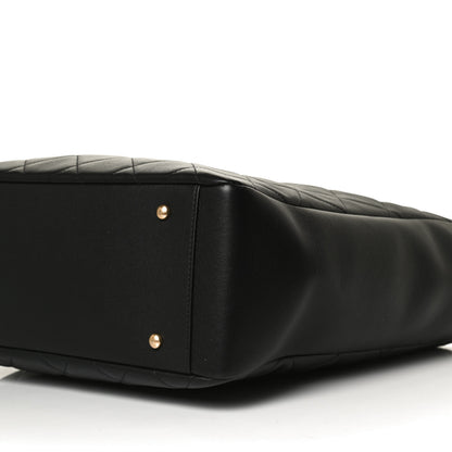 Chanel Calfskin Stitched Large Shopping Bag Black 10 of 10