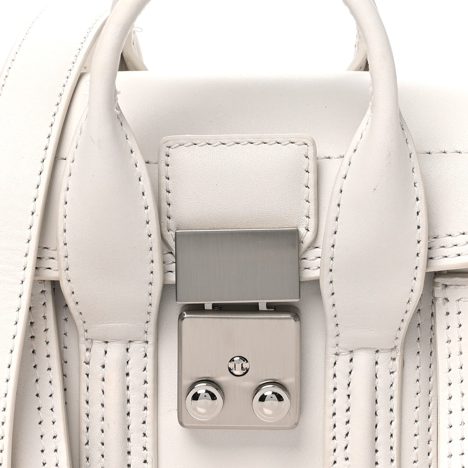 3.1 Phillip Lim Smooth Calfskin Nano Pashli Satchel White 8 of 10