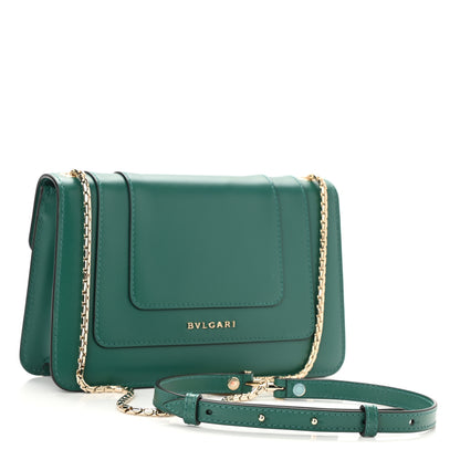 Bulgari Calfskin Serpenti Forever Crossbody Bag Emerald Green 3 of 7