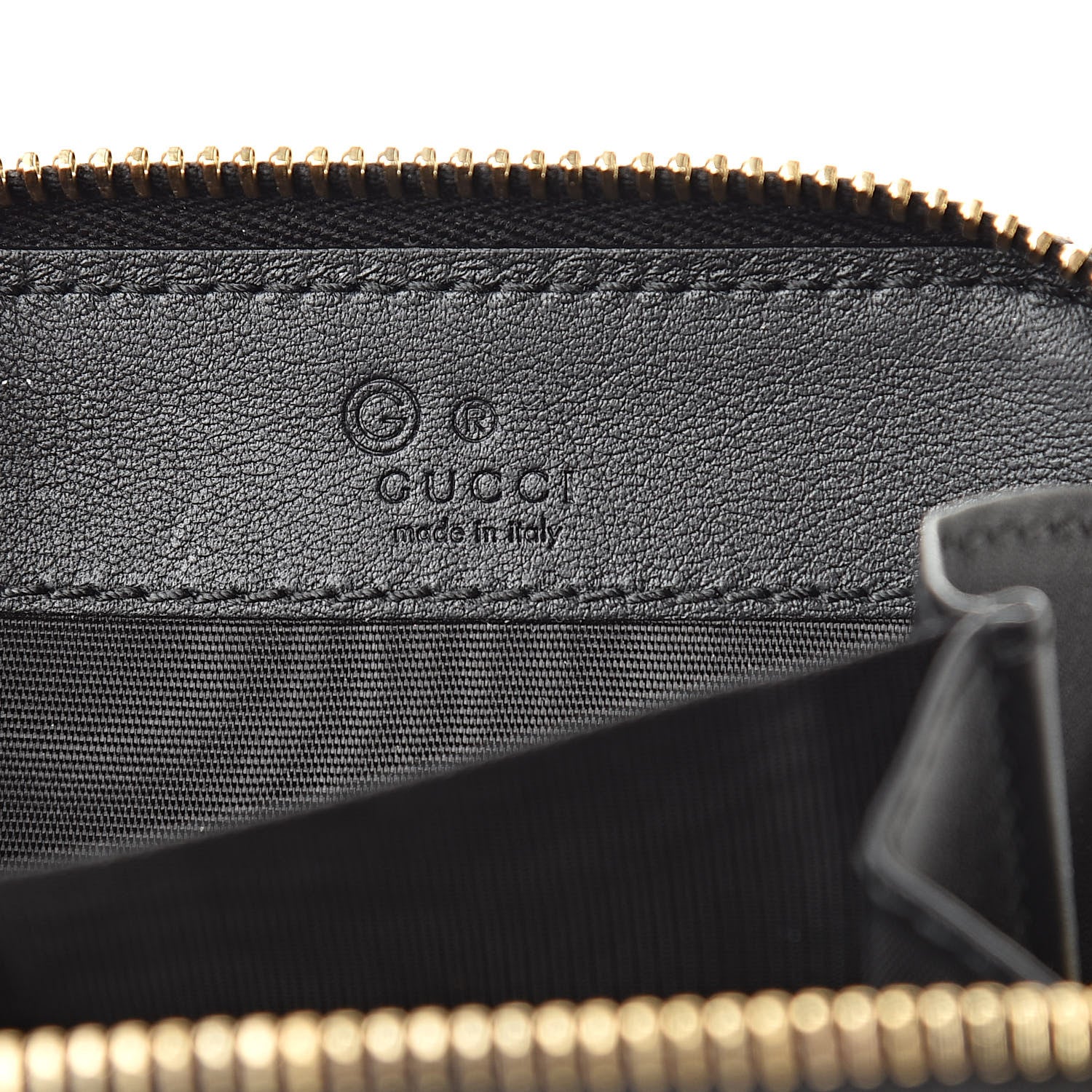 Gucci Microguccissima Zip Around Card Case Black 6 of 10