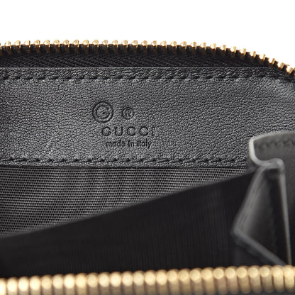 Gucci Microguccissima Zip Around Card Case Black 6 of 10