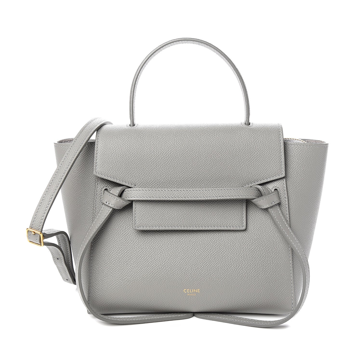 Grained Calfskin Nano Belt Bag Cloud