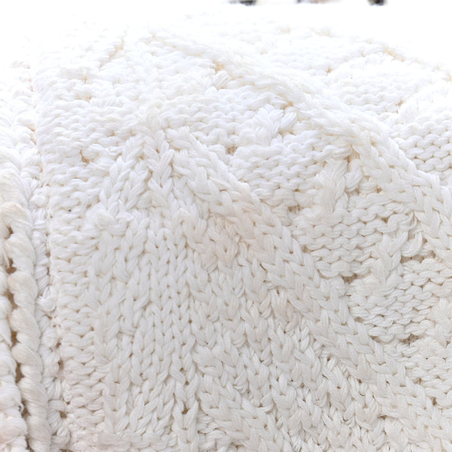 Crochet Single Flap White