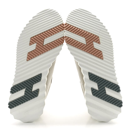 Hermes Sport Goatskin Suede Goatskin Womens Bouncing Sneakers 38 Beige Esquisse 5 of 10