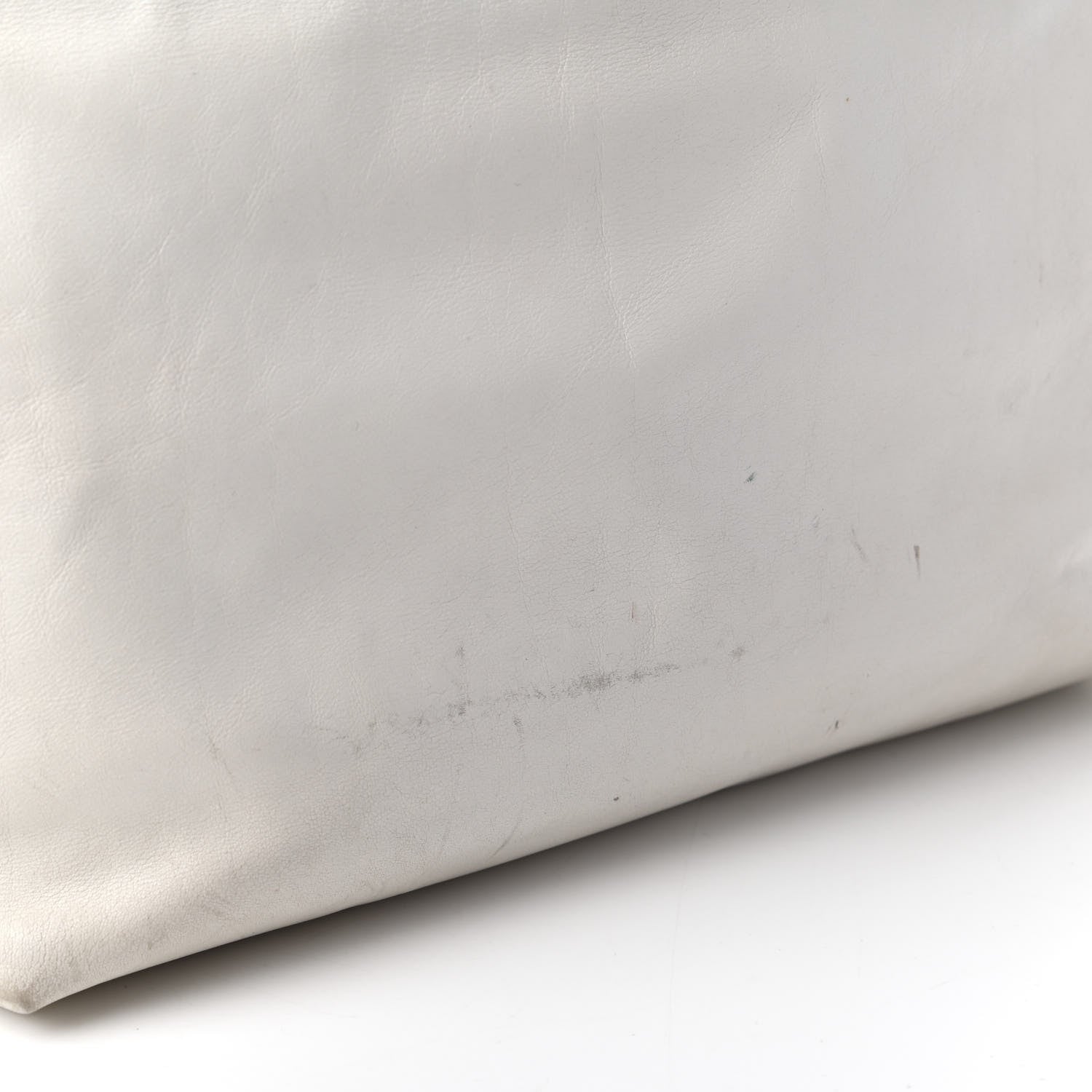 Chanel Lambskin CC Bi-Color Tote White Black 11 of 13