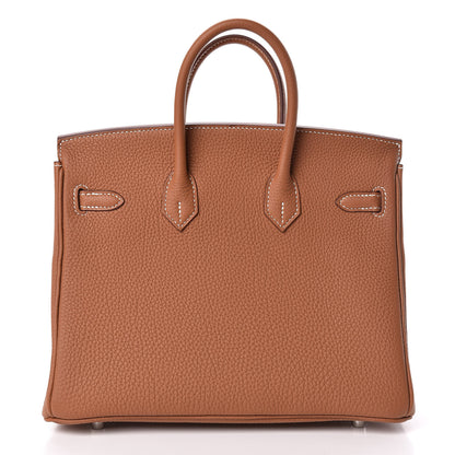 Hermes Togo Birkin 25 Gold 4 of 34