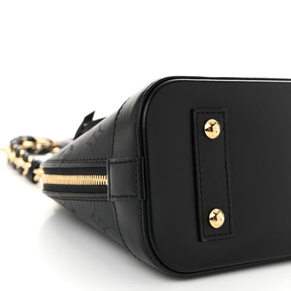 Louis Vuitton Monogram Ink Alma BB Black 8 of 9