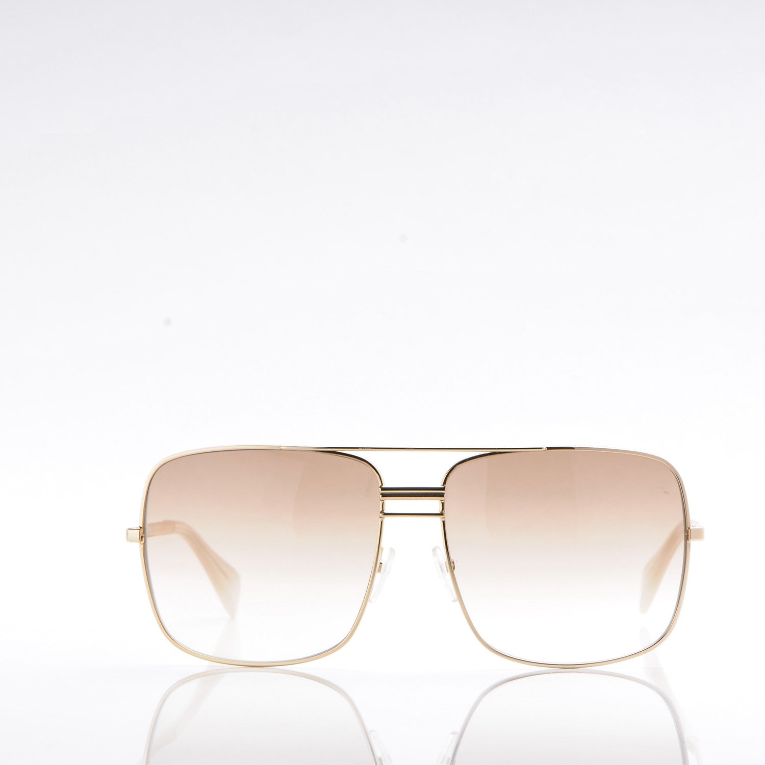 Celine Metal Sunglasses CL 41808/S Gold 2 of 7