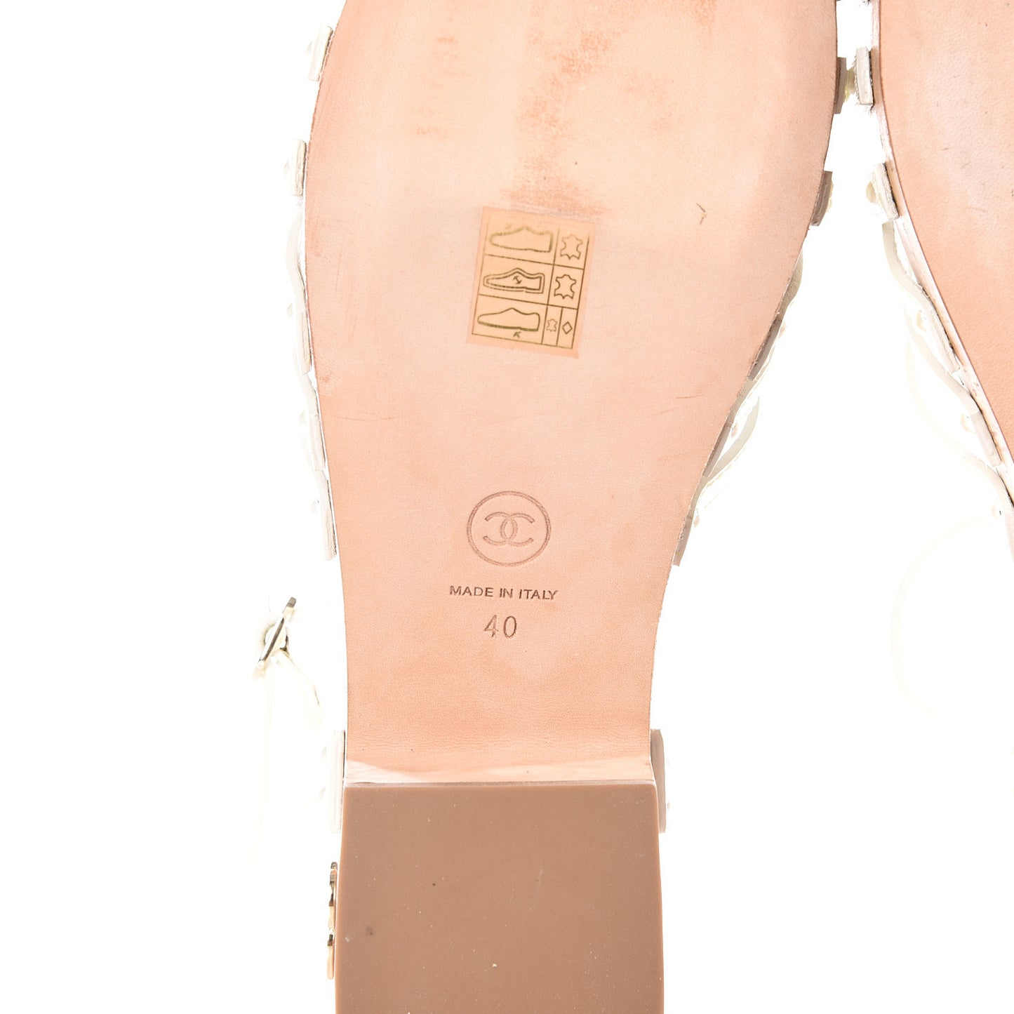 Patent Cork Mykonos Wedge Sandals 40 Beige
