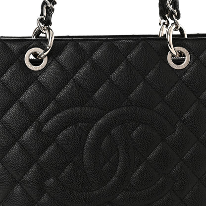 Chanel Caviar Quilted Grand Shopping Tote GST Black 8 of 11