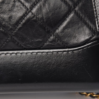 Chanel Aged Calfskin Quilted Small Gabrielle Hobo Black 14 of 14