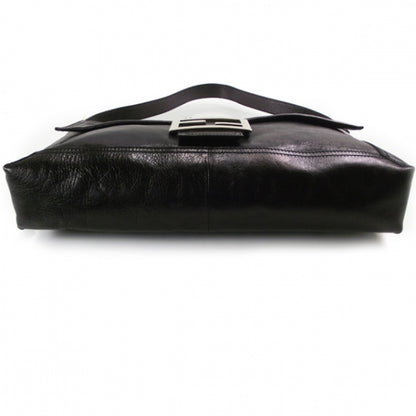 Fendi Vitello Acqua Large Convertible Baguette Black 4 of 15