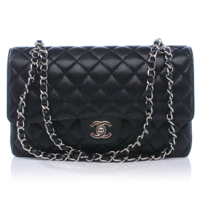 Chanel Caviar Quilted Medium Double Flap Black 1 of 8