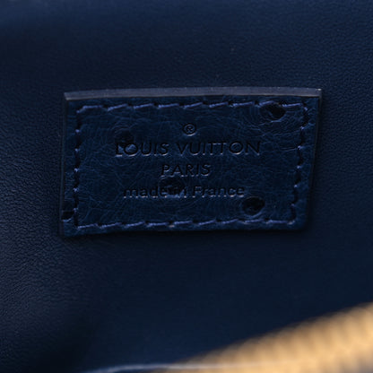 Louis Vuitton Ostrich Alma PM Indigo 5 of 7