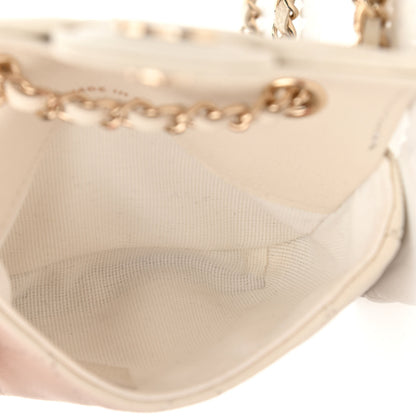 Chanel Caviar Quilted Mini Chain Belt Bag White 5 of 12