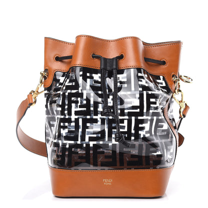 Fendi TPU FF Vitello Aura F is Fendi Grande Mon Tresor Bucket Bag Black Cuoio 1 of 10