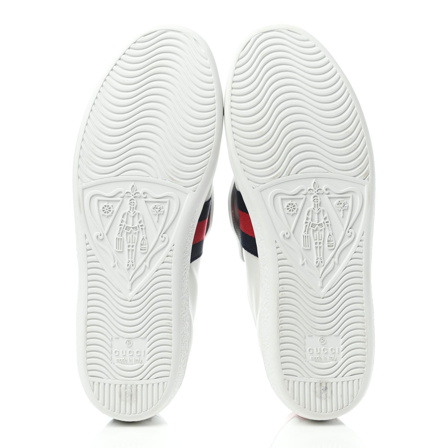 Calfskin Sequins Web Cat Womens Ace Sneakers 38 White