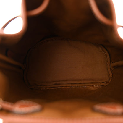 Celine Triomphe Canvas Calfskin Mini Folco Backpack Tan 5 of 10