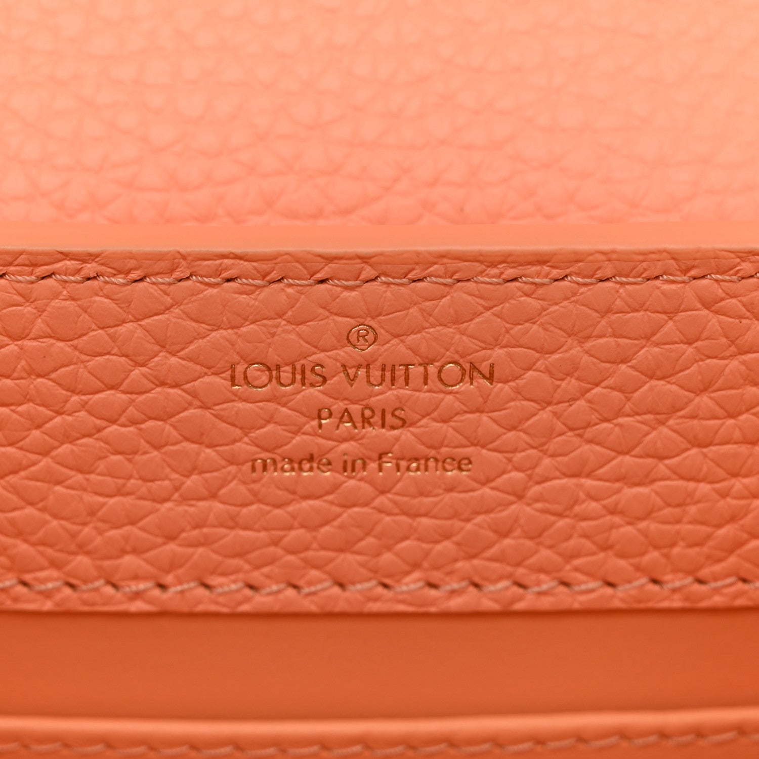 Louis Vuitton Taurillon Mini Capucines Abricot 6 of 11