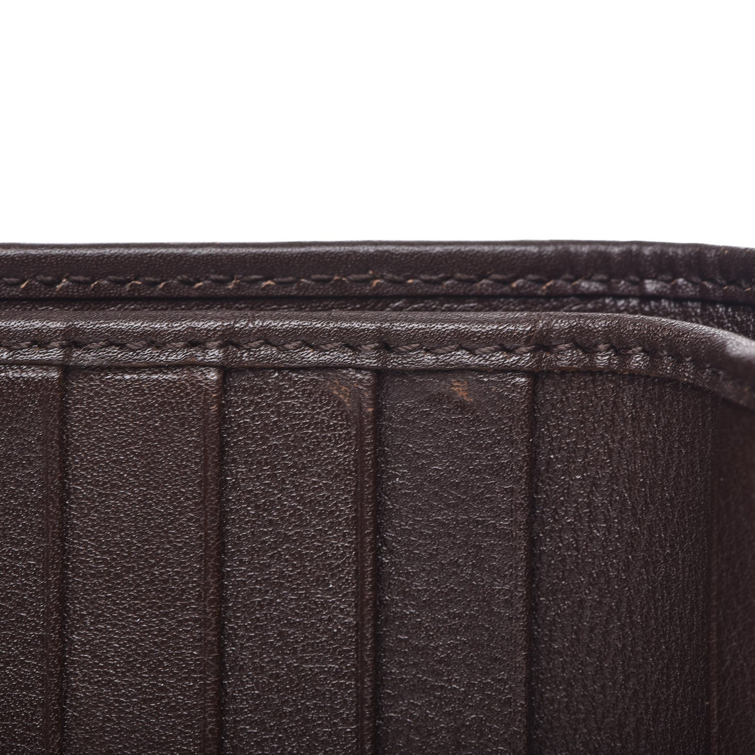 Christian Dior Calfskin Detective Compact Wallet Marron Fonce 17 of 17
