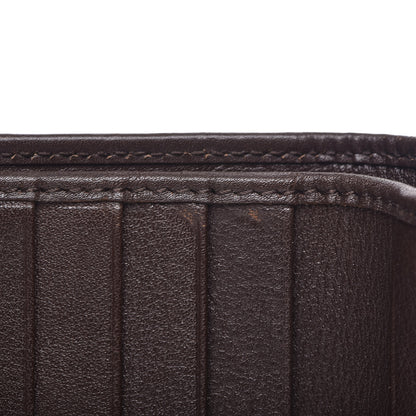 Christian Dior Calfskin Detective Compact Wallet Marron Fonce 17 of 17