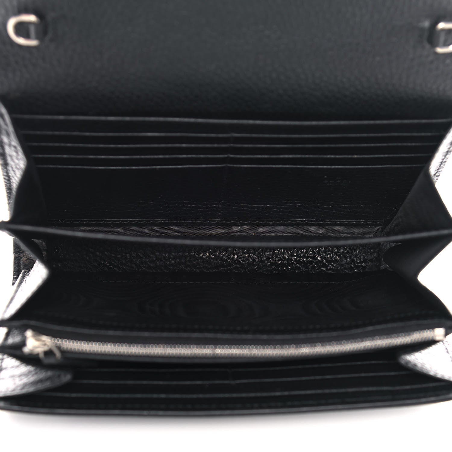 Gucci Calfskin Mini Dionysus Chain Wallet Black 5 of 13