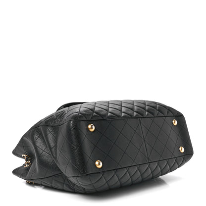 Chanel Caviar Quilted Flap Tote Black 4 of 12