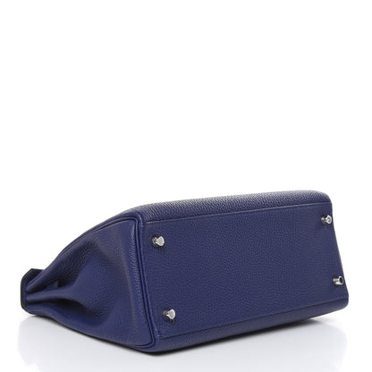 Hermes Togo Kelly Retourne 28 Bleu Encre 6 of 34