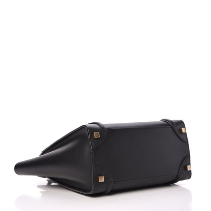 Celine Smooth Calfskin Micro Luggage Black 4 of 12
