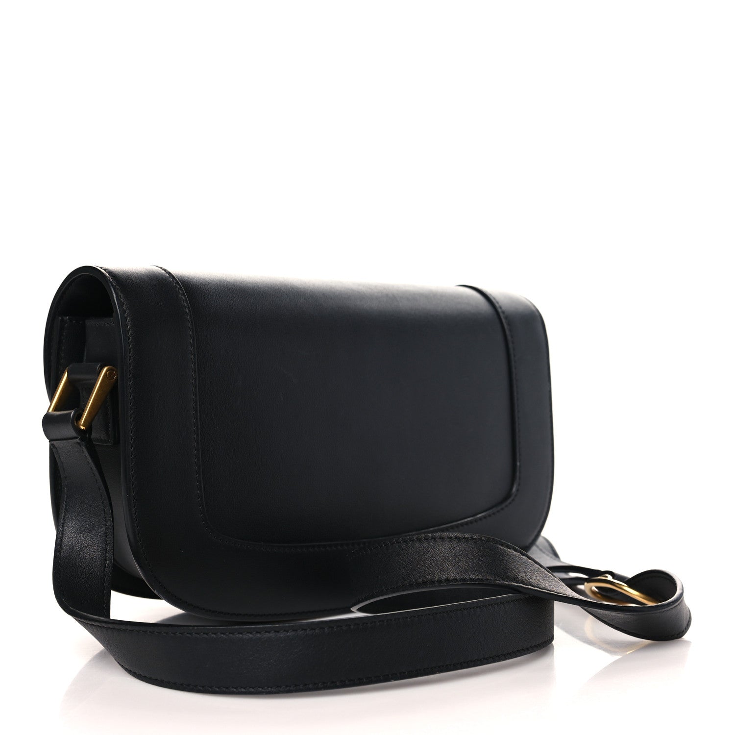 Valentino Garavani Smooth Calfskin Supervee Shoulder Bag Black 3 of 9