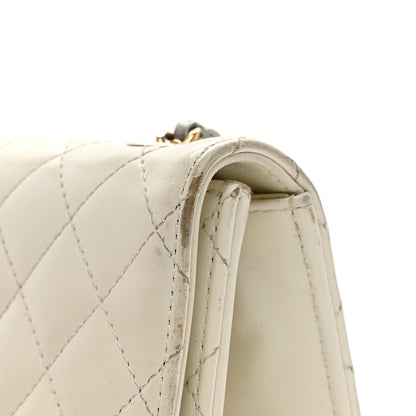 Chanel Glazed Calfskin Quilted Small Flap White 11 of 11
