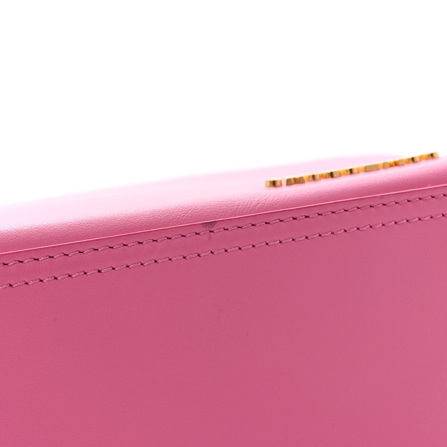 Smooth Calfskin Le Rectangle Shoulder Bag Pink