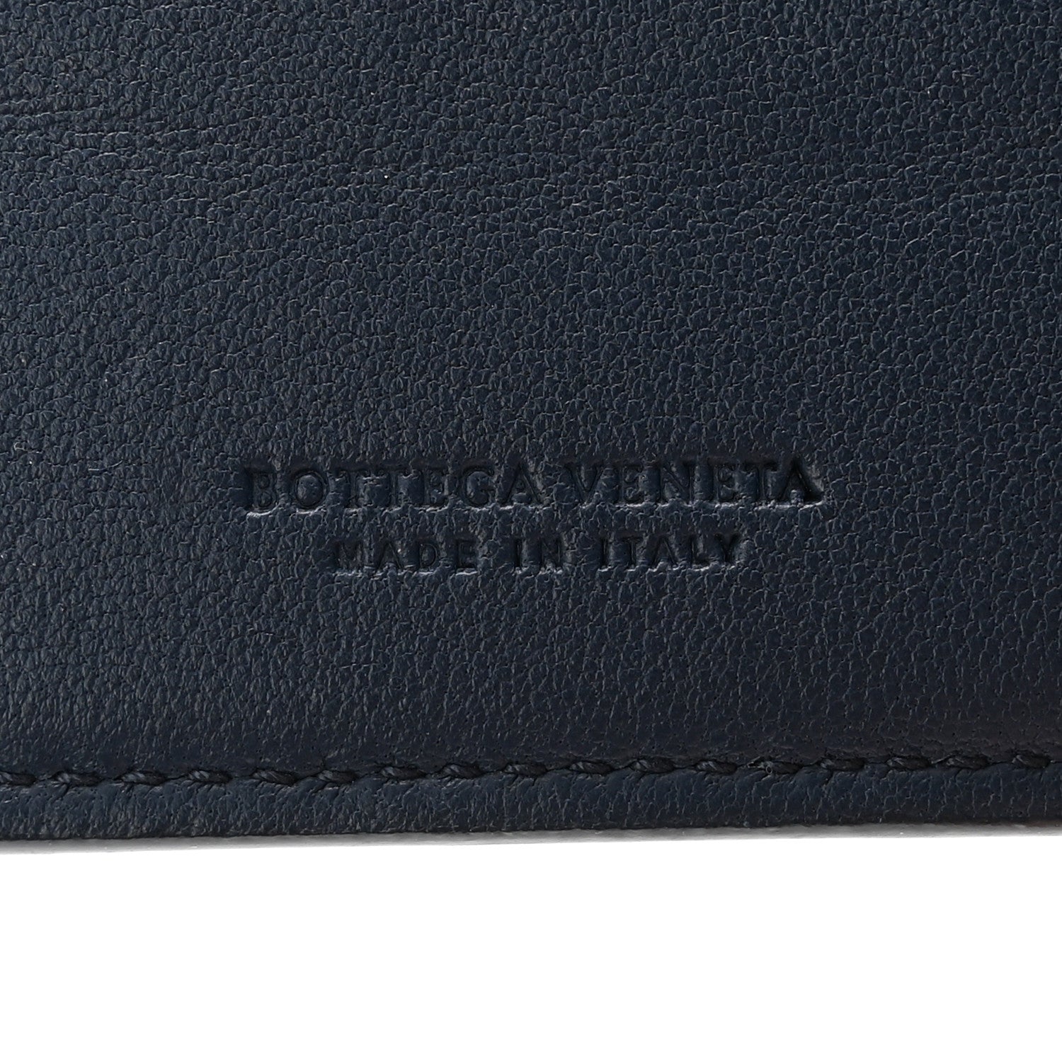 Bottega Veneta Nappa Intrecciato Bi-Fold Wallet Denim 6 of 7